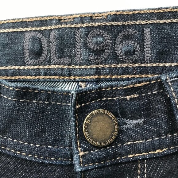 DL1961 Men's Vince Stretch Straight Leg Jean Dark-wash Blue EUC sz 29 X 34 - Picture 15 of 16